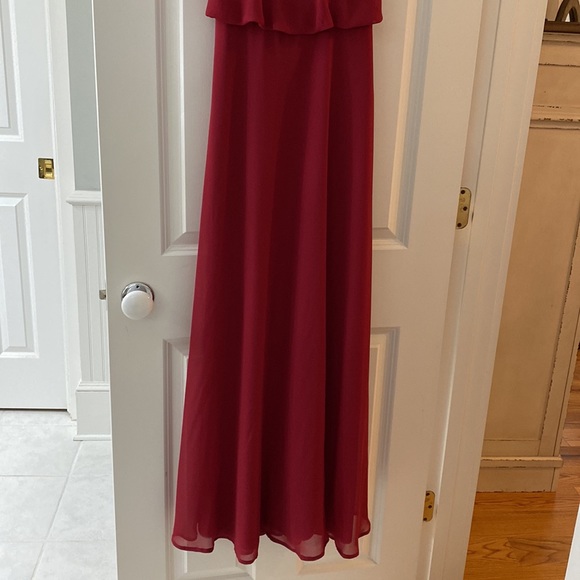 Kennedy Blue Bridesmaids Dress || Style, Fatima in Color, Claret - Picture 4 of 9